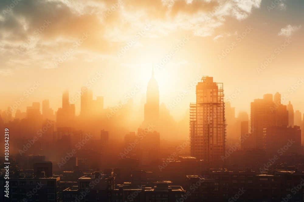 Fototapeta premium Cityscape building architecture outdoors.