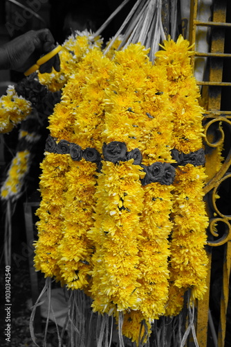 bouquet of yellow flowers