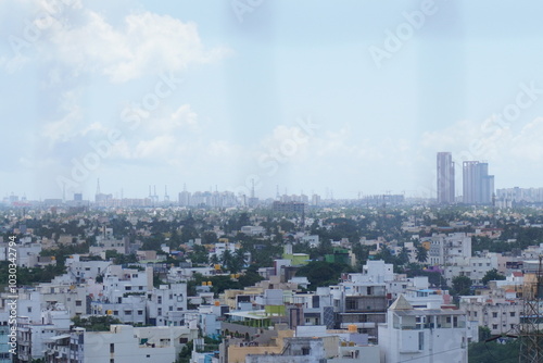 view of the city from the top