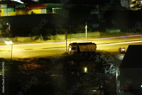 traffic long exposure