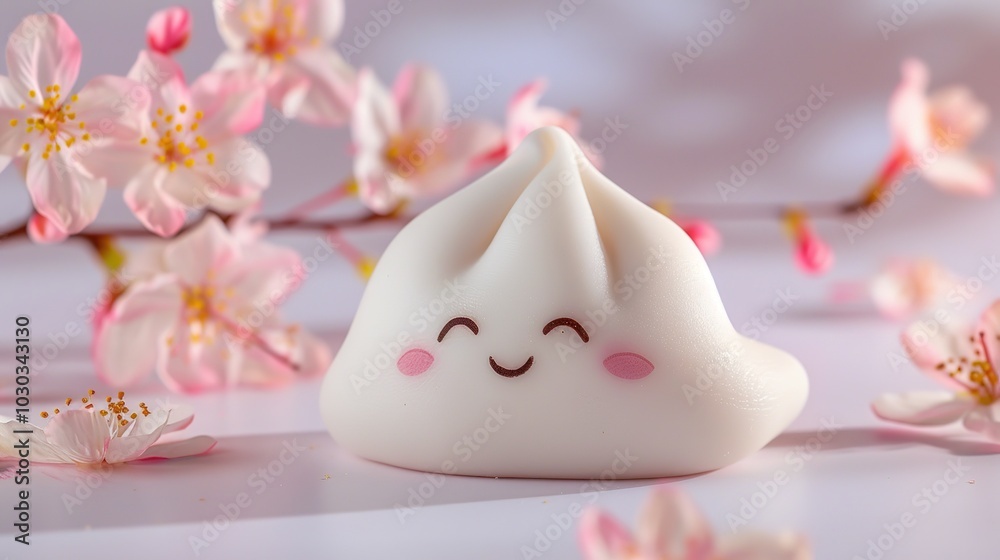 Adorable Hand-Squeezed Light Clay Cartoon Japanese Dumpling: Lovely, Flat, and Plump Delight Adorable Hand-Squeezed Light Clay Cartoon Japanese Dumpling: Lovely, Flat, and Plump Delight