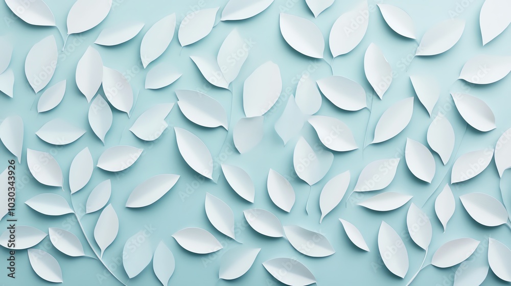 Layered paper cut leaf pattern with soft curves, forming a delicate and calming natureinspired design, paper cut leaf, delicate botanical pattern Layered paper cut leaf pattern with soft curves, forming a delicate and calming natureinspired design, paper cut leaf, delicate botanical pattern