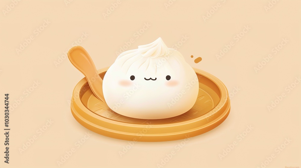 Adorable Hand-Squeezed Light Clay Cartoon Japanese Dumpling: Lovely, Flat, and Plump Delight Adorable Hand-Squeezed Light Clay Cartoon Japanese Dumpling: Lovely, Flat, and Plump Delight