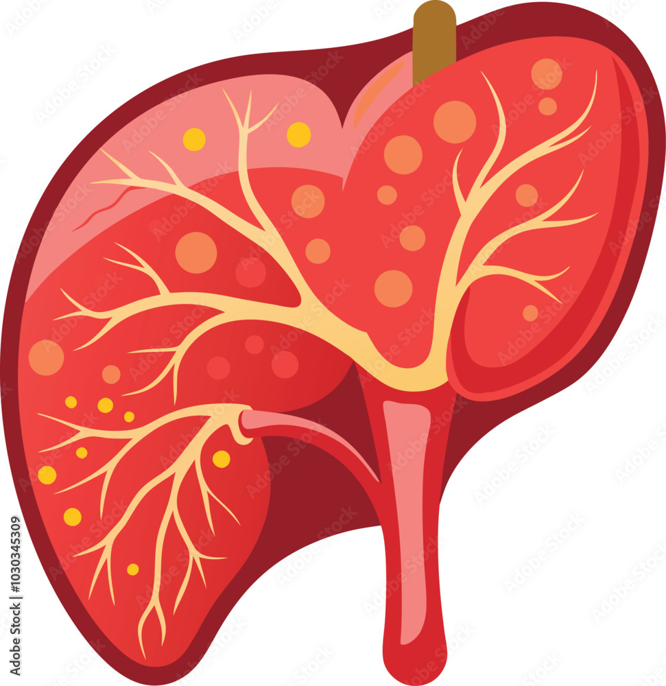 human liver vector illustration graphic design human liver vector illustration graphic design