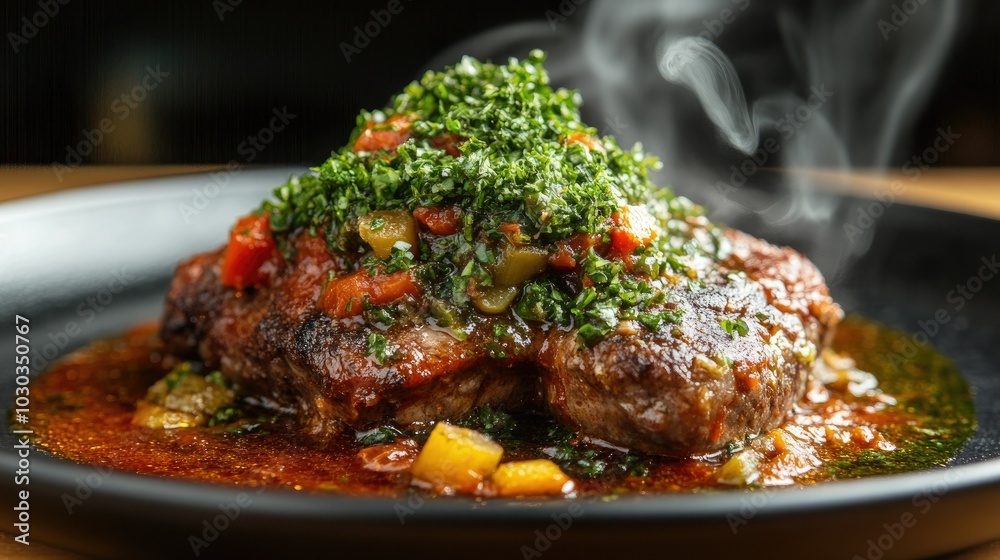 Delicious Ossobuco with Fresh Herbs and Sauce Delicious Ossobuco with Fresh Herbs and Sauce