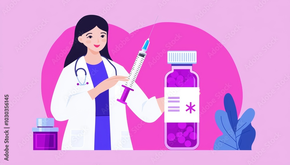 A pharmacist measuring liquid medication into a syringe, ensuring the dosage is accurate before dispensing it to the patient. A pharmacist measuring liquid medication into a syringe, ensuring the dosage is accurate before dispensing it to the patient.