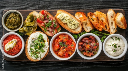 Selection of Delicious Cicchetti for Sharing