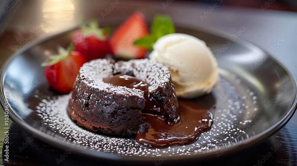 chocolate cake with strawberries chocolate cake with strawberries