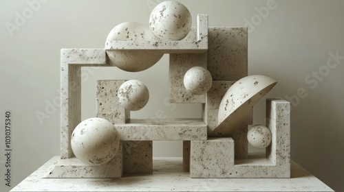 Abstract Stone Sculpture