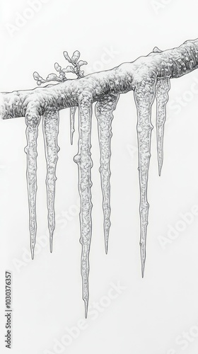 Frosty Beads, Icicles