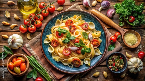 Wallpaper Mural Delight in fresh, homemade Italian pasta complemented by rich Mediterranean sauces and a harmonious seafood blend, offering an authentic taste of Italyâ€™s coastal flavors. Torontodigital.ca