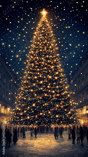 Tree of Wonders, Christmas lights