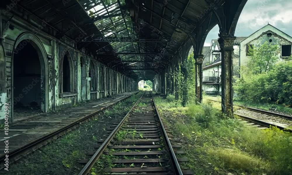 Abandoned Train Station Abandoned Train Station