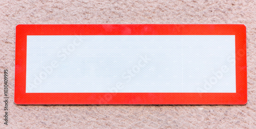 Hinweis Schild blanko