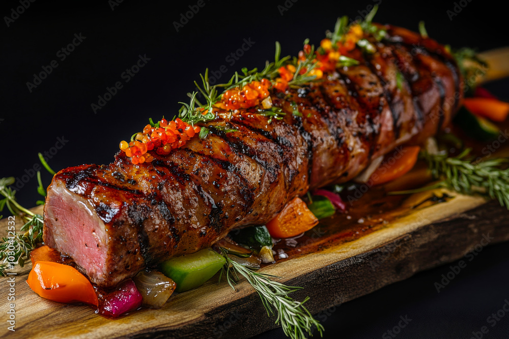 Gegrilltes Fleischgericht Gegrilltes Fleischgericht
