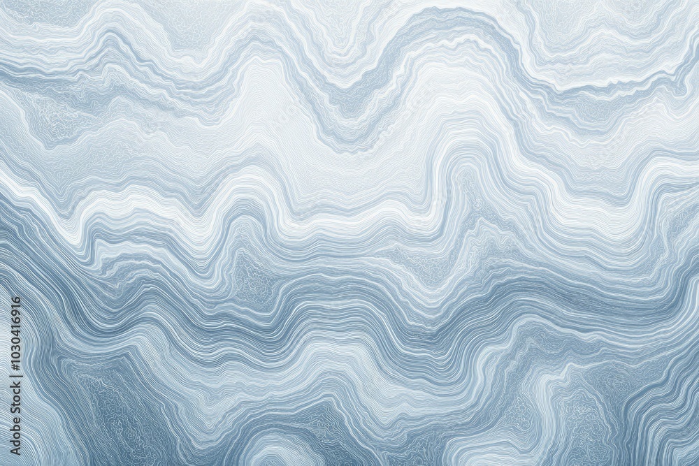 Fototapeta premium Abstract wavy pattern in shades of blue, perfect for backgrounds and textures.