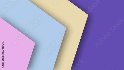 Geometrict multicolor background banner motion