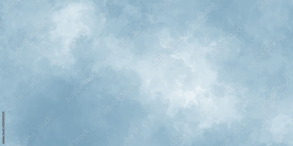 Abstract background with panorama of blue sky and white cloud nature design. horizon spring morning sky with clouds background. hand painted watercolor shades sky clouds. Abstract background with panorama of blue sky and white cloud nature design. horizon spring morning sky with clouds background. hand painted watercolor shades sky clouds.