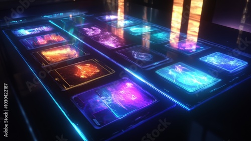 Emotionalthemed card game with moodsensing technology and dynamic lighting photo