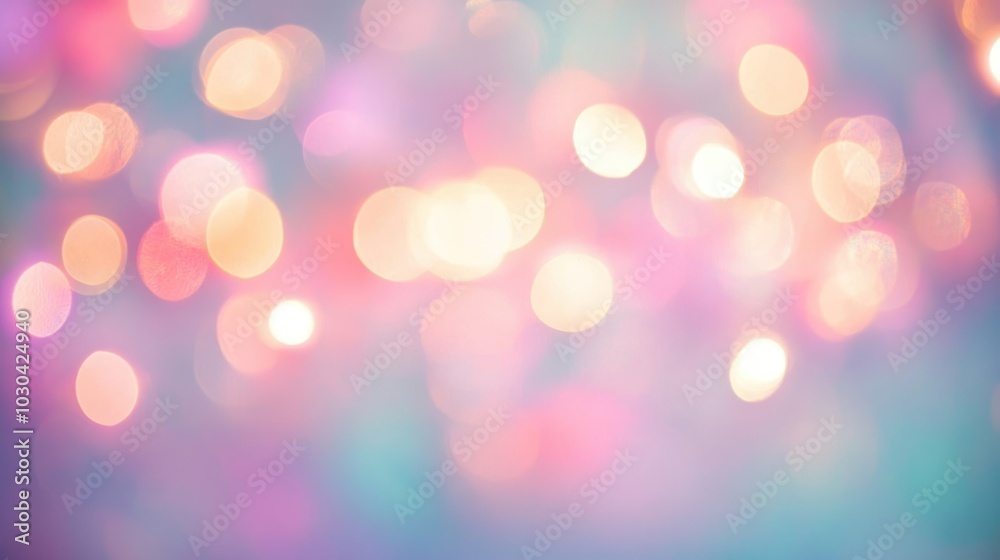 Abstract blurred background of colorful bokeh lights with pink and turquoise hues. Abstract blurred background of colorful bokeh lights with pink and turquoise hues.