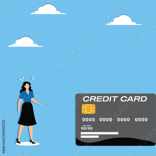 Credit card debt troubles businesswomen