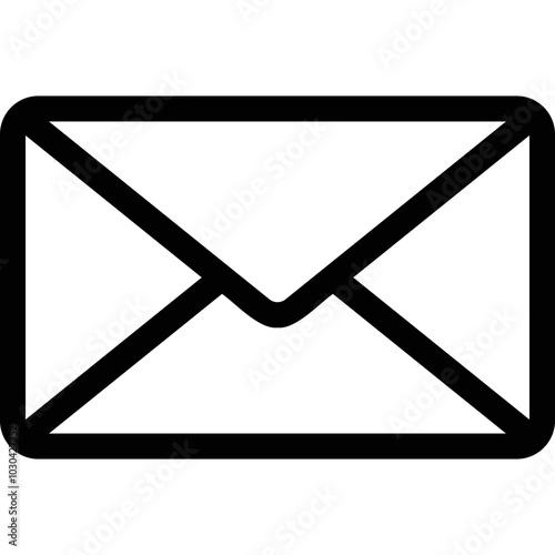 Simple vector icon envelope
