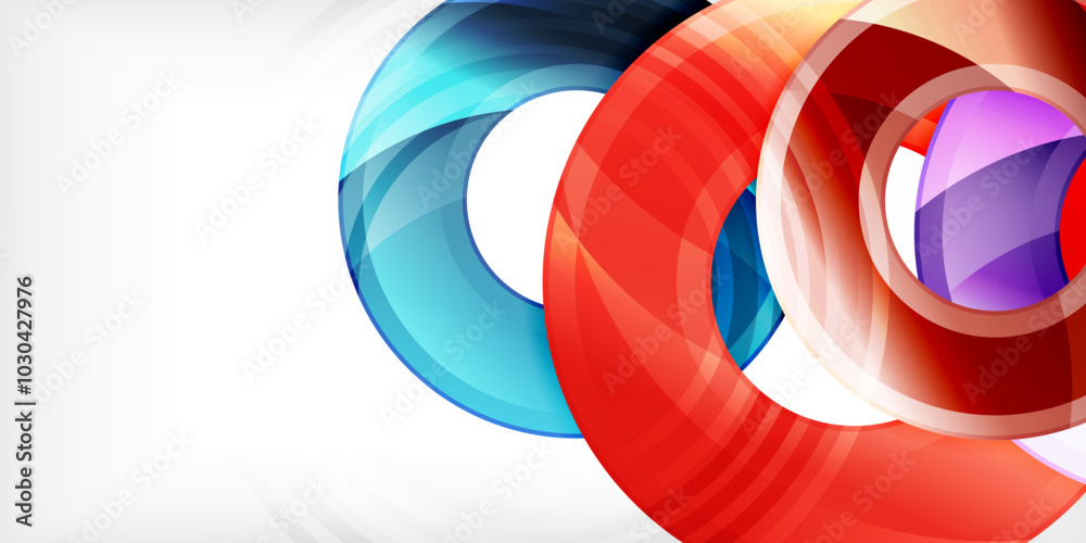 Circles, round elements, ring shapes premium background. Vector Illustration For Wallpaper, Banner, Background, Card, Book Illustration, landing page