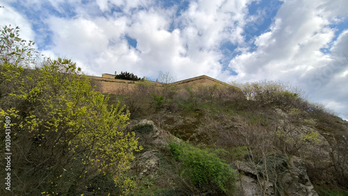 Petrovaradin Fortress and it's surroundings in bright spring day