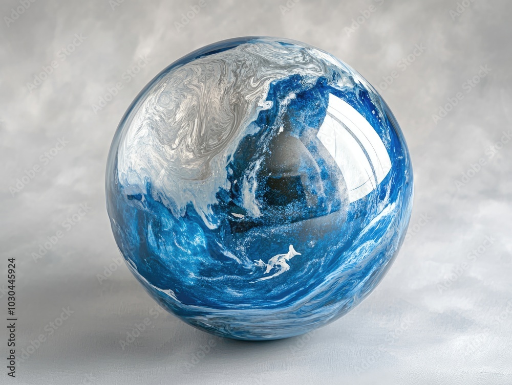 Crystal Globe Sphere Art Crystal Globe Sphere Art