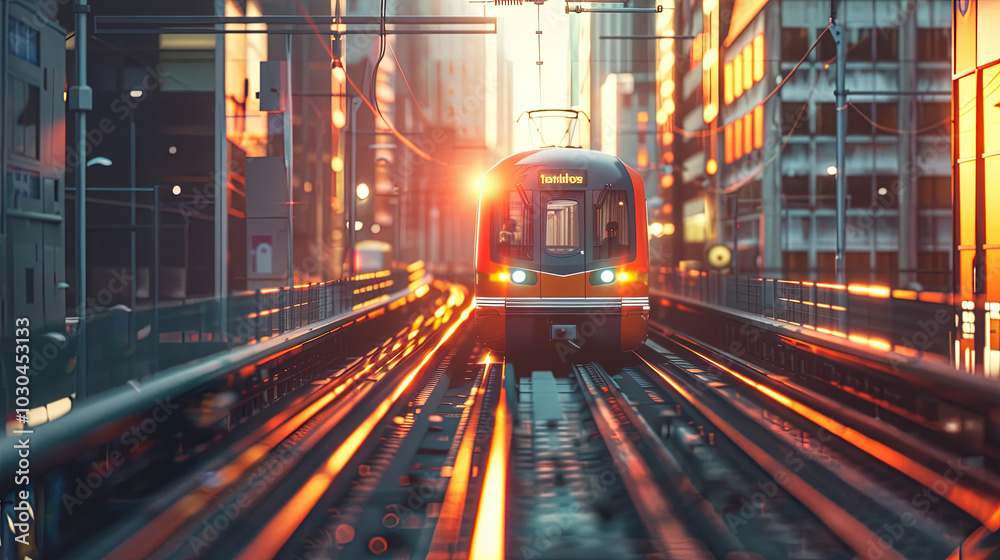 Fototapeta premium commuter line