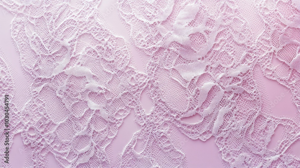 Fototapeta premium Delicate lace texture background with intricate patterns and fine detailing, perfect for elegant and refined designs in a soft pastel tone