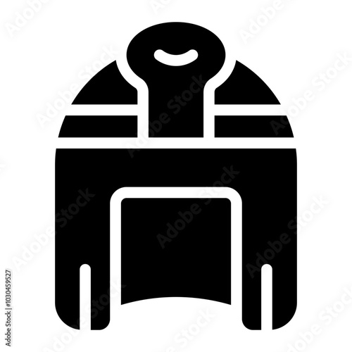 cleopatra glyph icon