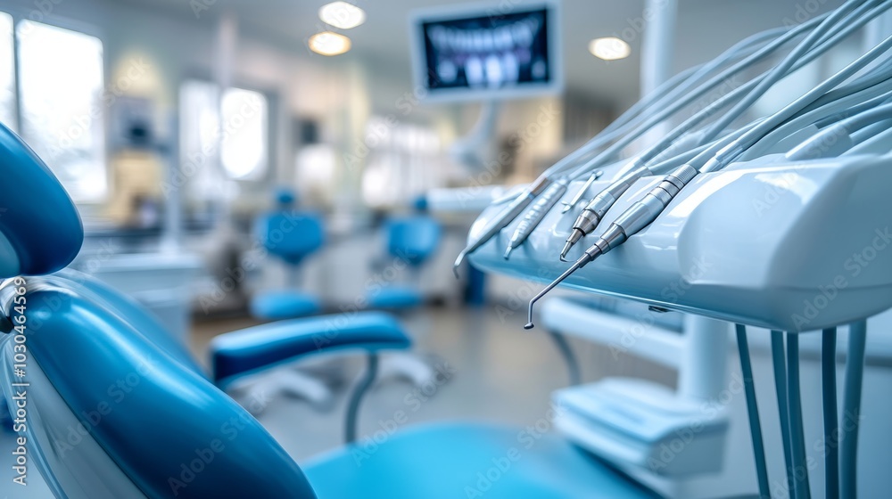 Dental Equipment and Chair in Modern Clinic Dental Equipment and Chair in Modern Clinic