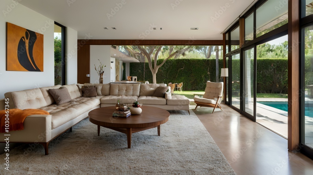 Fototapeta premium luxury apartment suite lounge