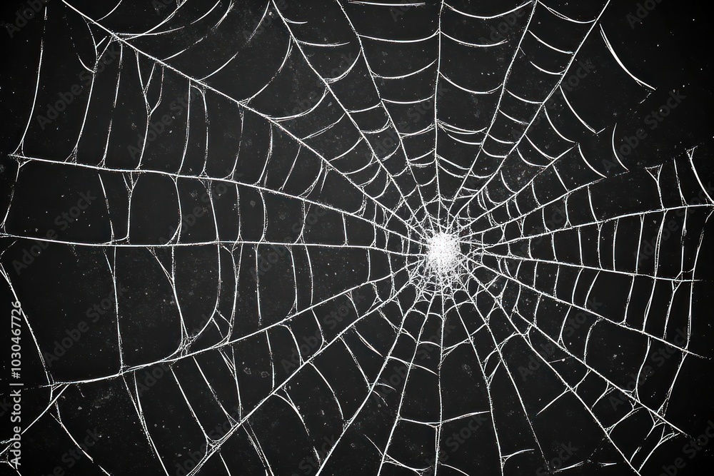 Obraz premium An abstract spider web pattern illustration background design.