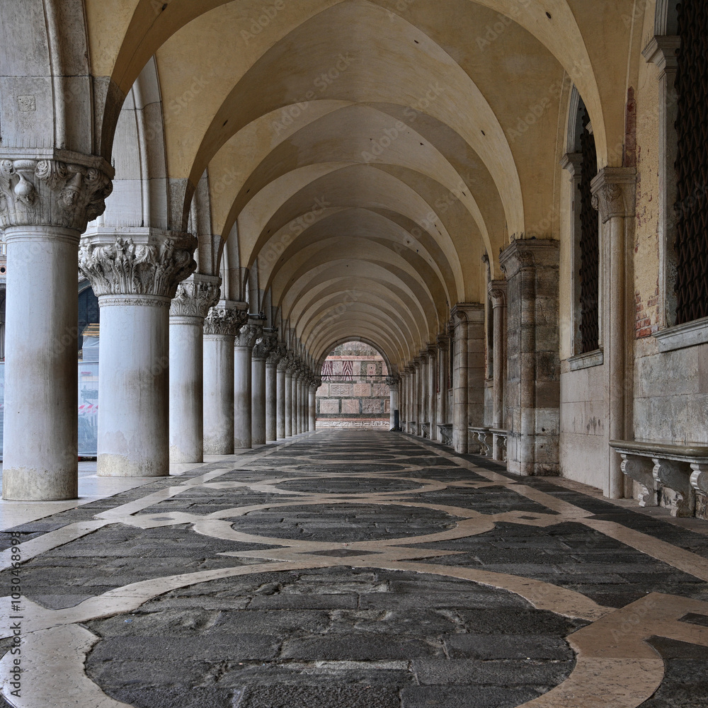 Säulengang im Dogenpalast | Venedig