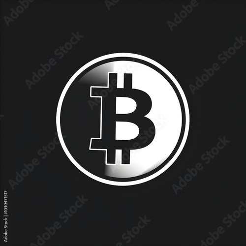 Bitcoin logo illustration