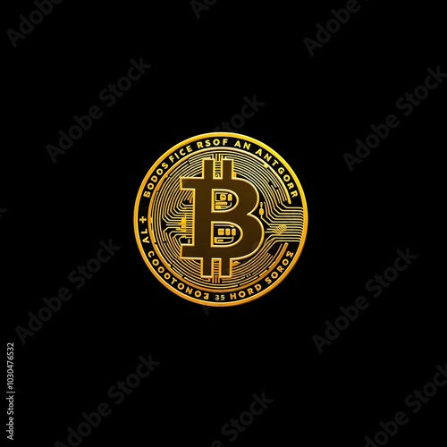 Bitcoin logo illustration