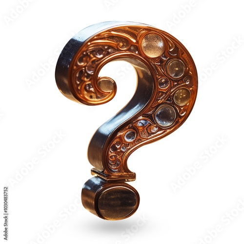 question mark, representing inquiry, curiosity, and the search for answers. photo