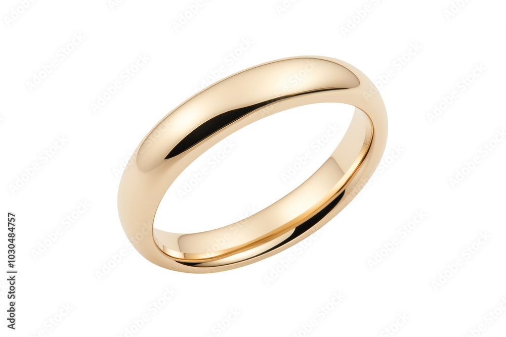 Gold Wedding Band Isolated on White or Transparent Background, PNG Gold Wedding Band Isolated on White or Transparent Background, PNG