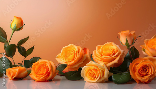 yellow and orange rose background