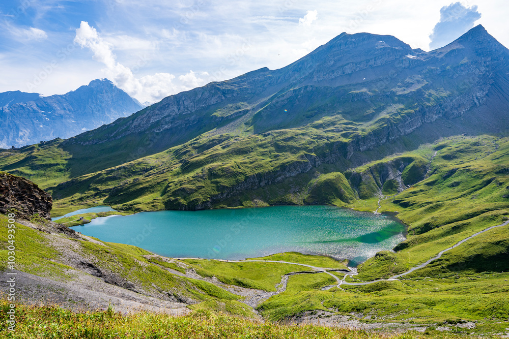 Bachalpsee im Berner Oberland Bachalpsee im Berner Oberland