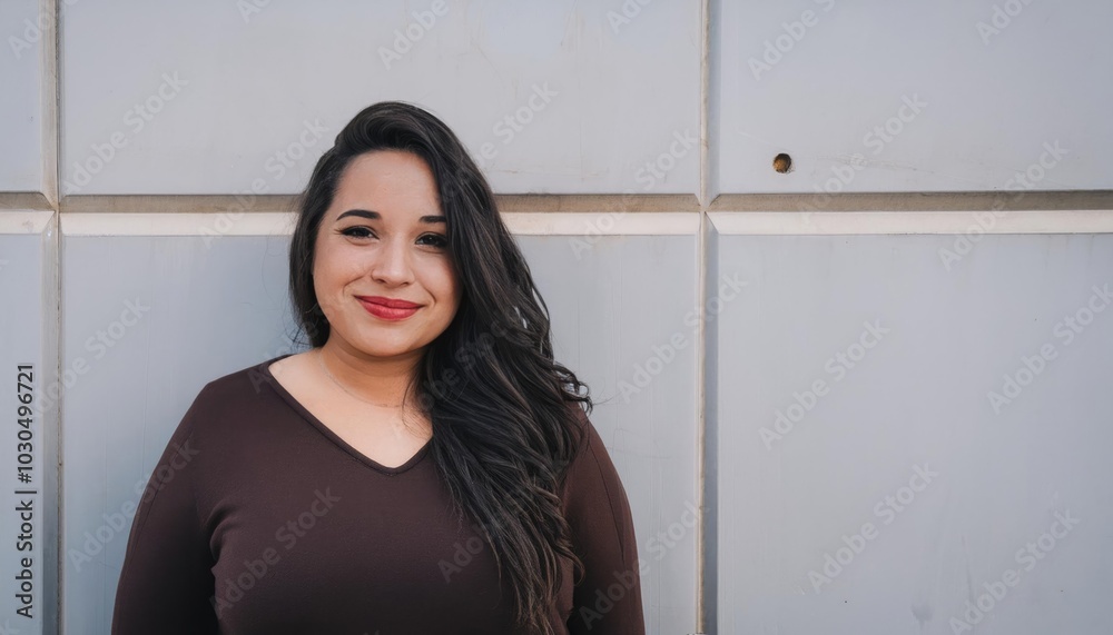 Plus size Confident Young Woman Portrait Plus size Confident Young Woman Portrait