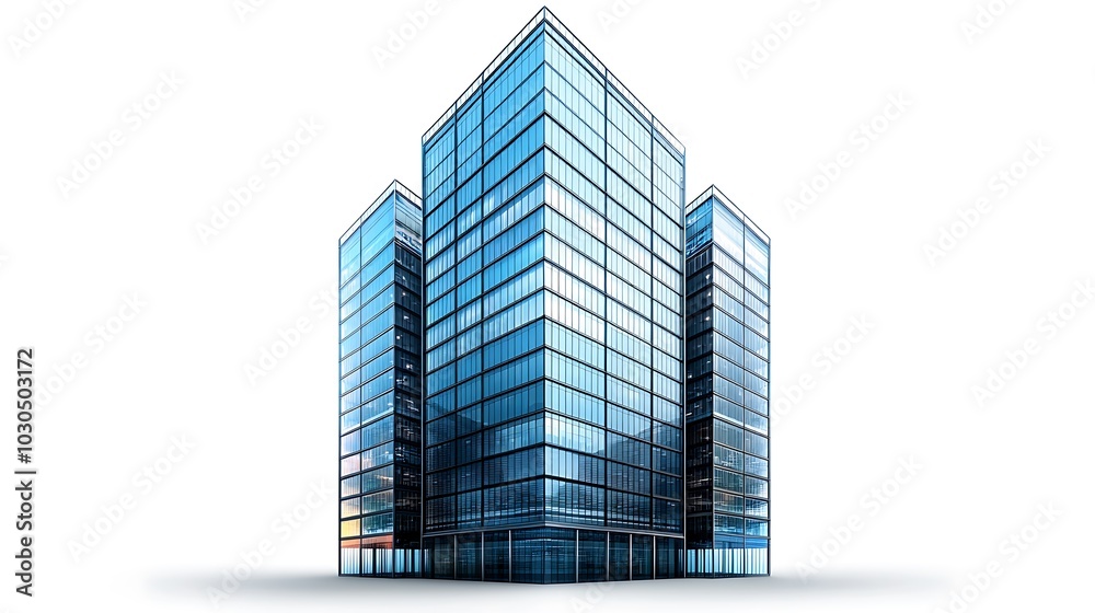 A tall, modern glass office building.
A tall, modern glass office building.