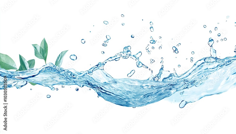 A closeup of water molecules in motion, representing the energy and life within water, water molecules, science of water A closeup of water molecules in motion, representing the energy and life within water, water molecules, science of water