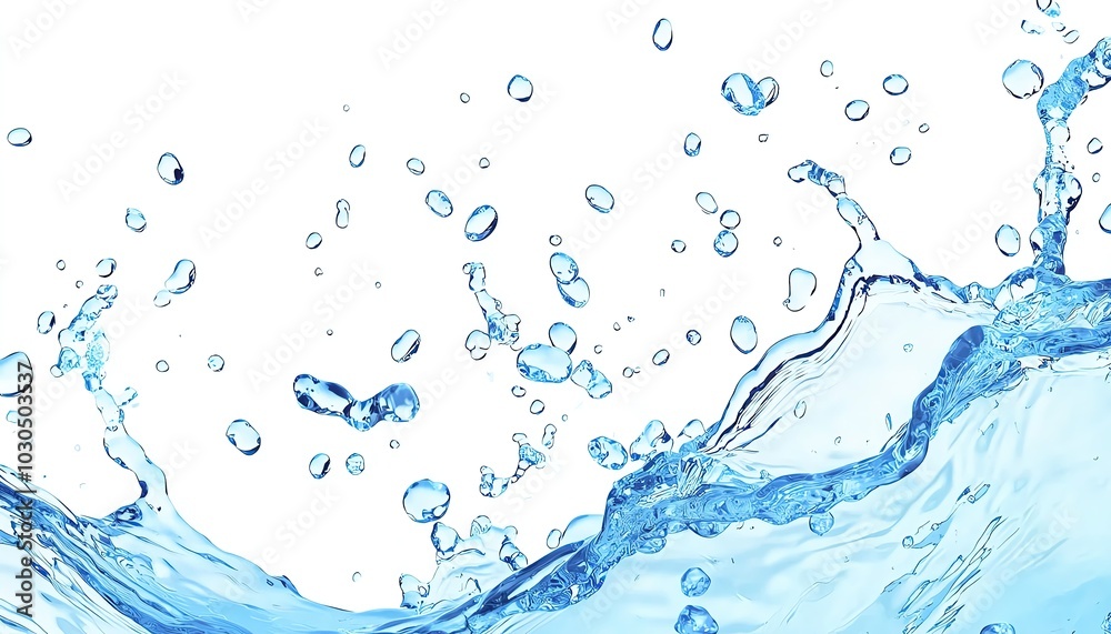 A closeup of water molecules in motion, representing the energy and life within water, water molecules, science of water A closeup of water molecules in motion, representing the energy and life within water, water molecules, science of water