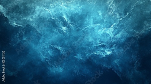 Deep blue sea texture, calming background of water surface.