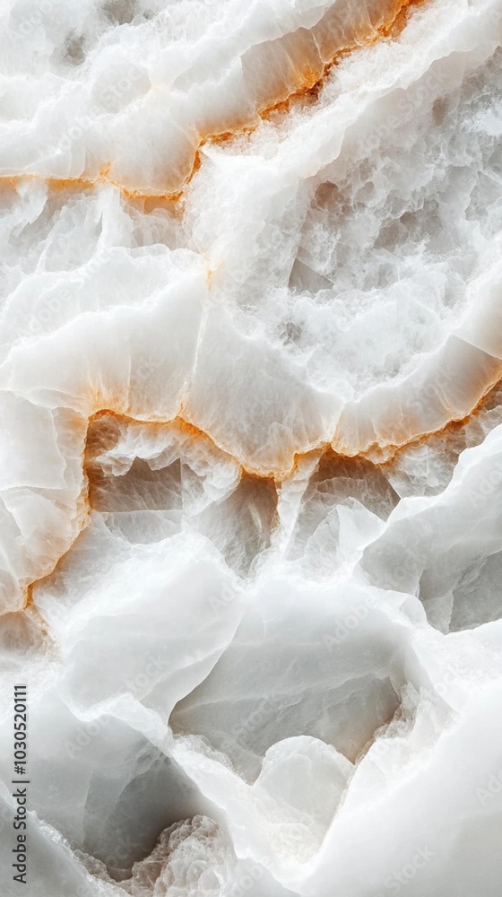 Intricate veins of golden hues traverse the pristine white expanse, revealing nature's artistry in marble's delicate patterns and textures. A close-up view captivates. Intricate veins of golden hues traverse the pristine white expanse, revealing nature's artistry in marble's delicate patterns and textures. A close-up view captivates.