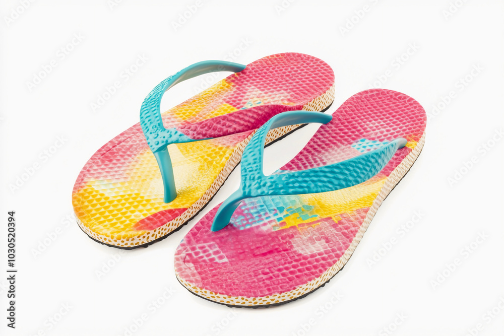 flip isolated on white: A pair of fun and colorful flip-flops isolated on white background, beach wear, casual summer footwear, beach shoes
flip isolated on white: A pair of fun and colorful flip-flops isolated on white background, beach wear, casual summer footwear, beach shoes