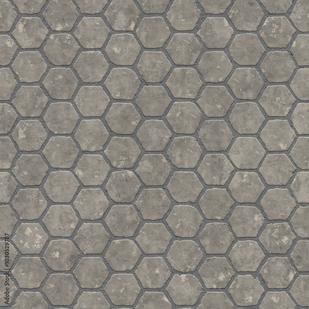 Concrete paving hexagon texture seamless Concrete paving hexagon texture seamless